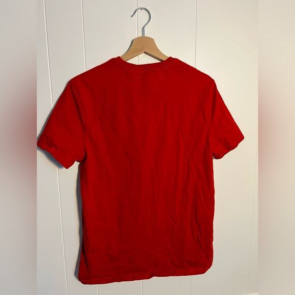 Tommy jeans red t shirt oversized short sleeve - Picture 4 of 4
